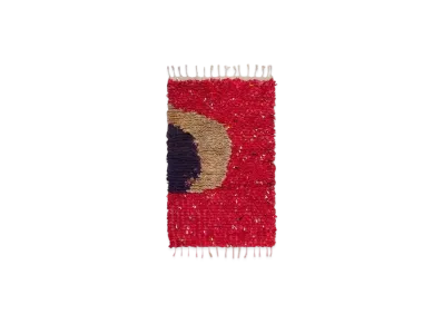 Stussy Upcycled Boucherouite Rug 91cm x 152cm "Red"