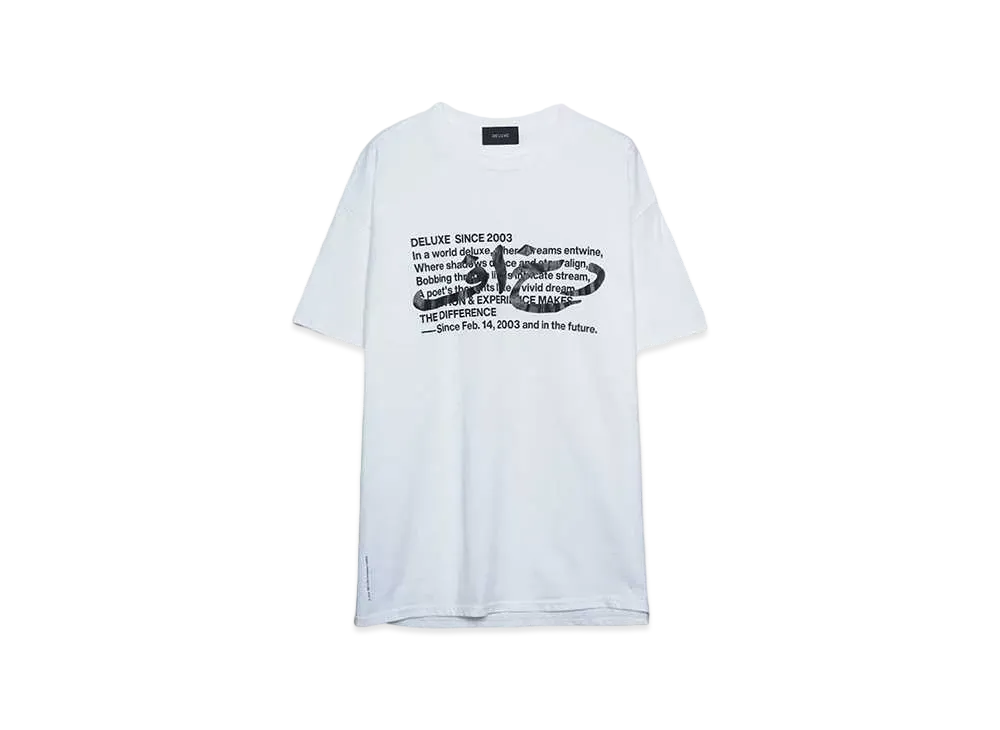 DELUXE SHADOW DANCE TEE "WHITE"