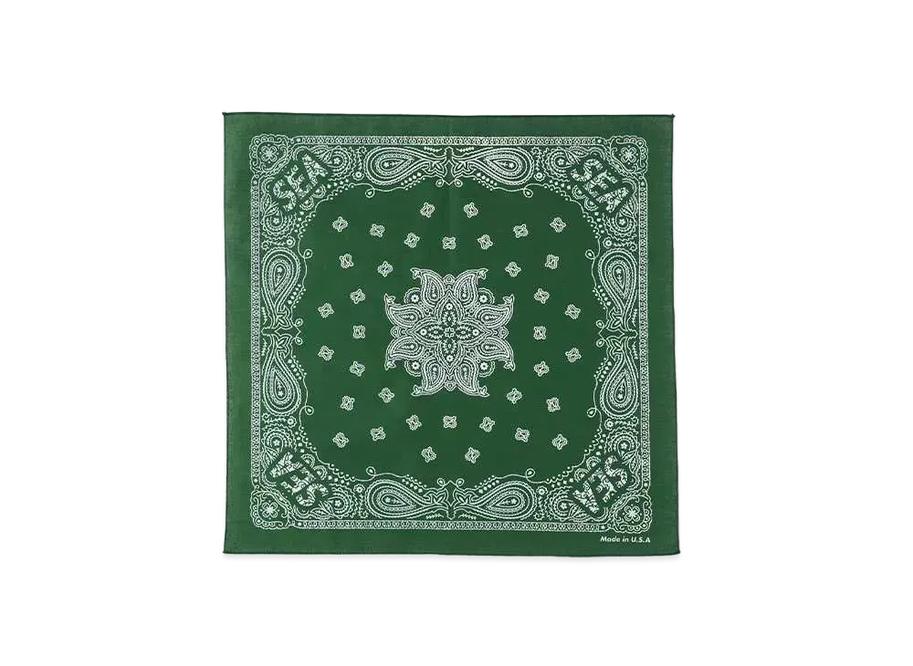 WIND AND SEA Sea Bandana "Green"
