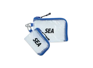 WIND AND SEA 2P Clear Pouch "Blue"