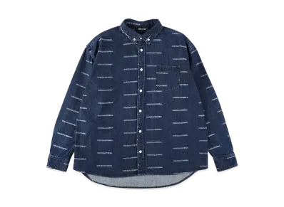 WIND AND SEA Edge Logo Denim Shirt "Indigo"