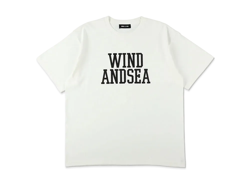 WIND AND SEA Glitter Logo S/S Tee "White"