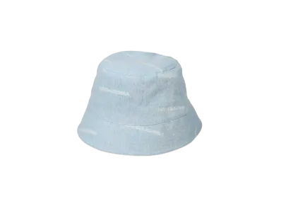 WIND AND SEA Edge Logo Denim Hat "Sax"