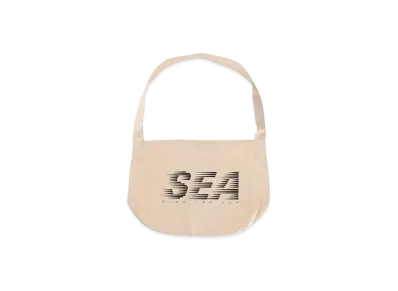 WIND AND SEA Canvas Logo Shoulder Bag "Natural"