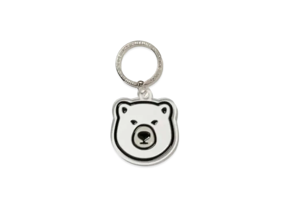 HUMAN MADE Animal Keyring Bear "White" HM27GD110