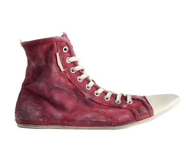 バレンシアガ パリ ウルトラ フラット ハイトップ スニーカー "レッド"