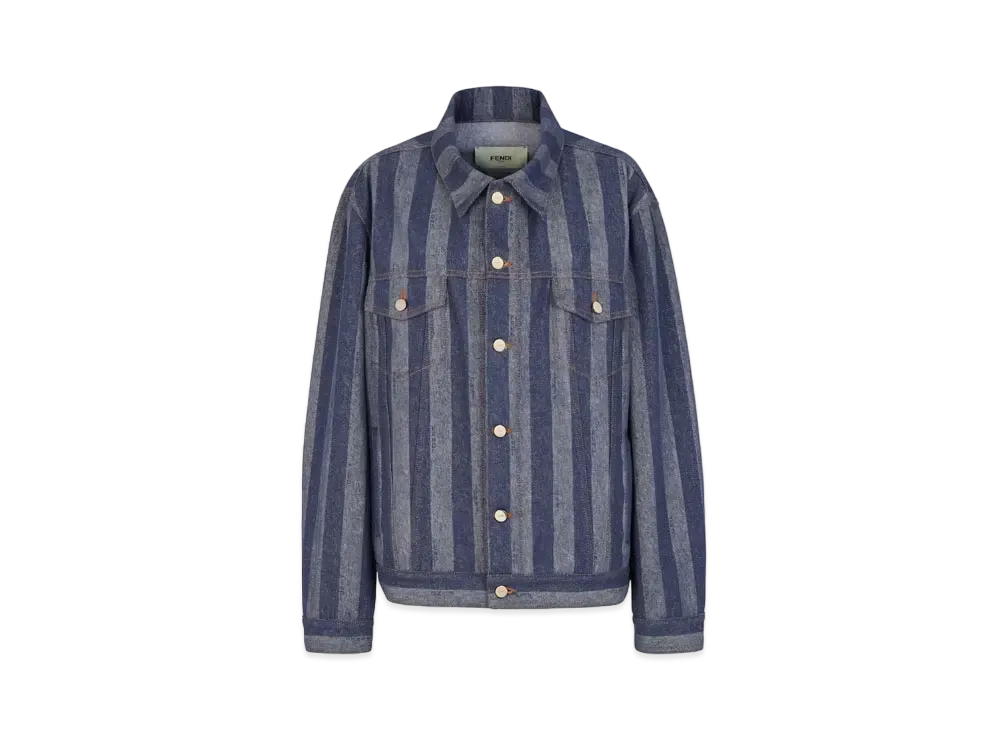FENDI Jacket Pequin Denim "Blue"
