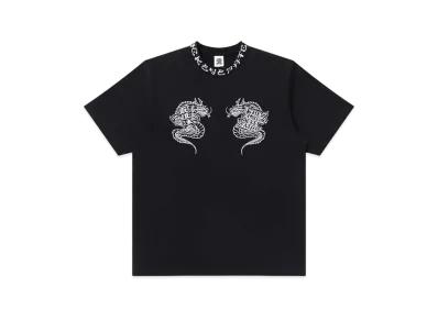 BlackEyePatch Dragon Kanji Ribbed Tee "Black"