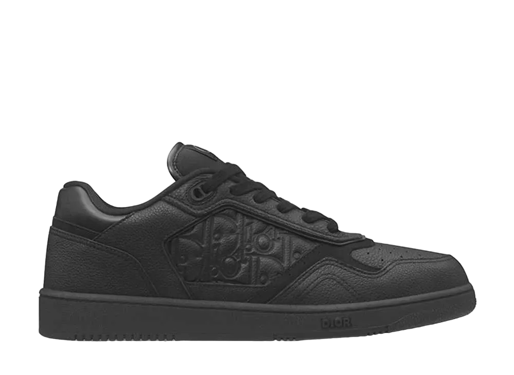 ディオール B27 ロートップスニーカー グレインドカーフスキン & ディオール グラビティ レザー "ブラック"