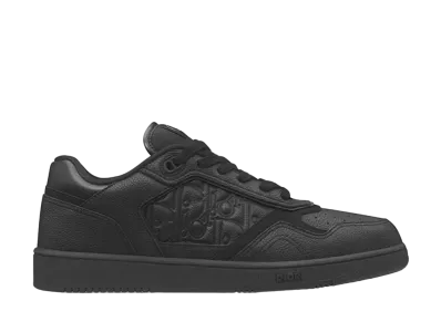 Dior B27 Low-Top Sneaker Grained Calfskin and Dior Gravity Leather "Black"
