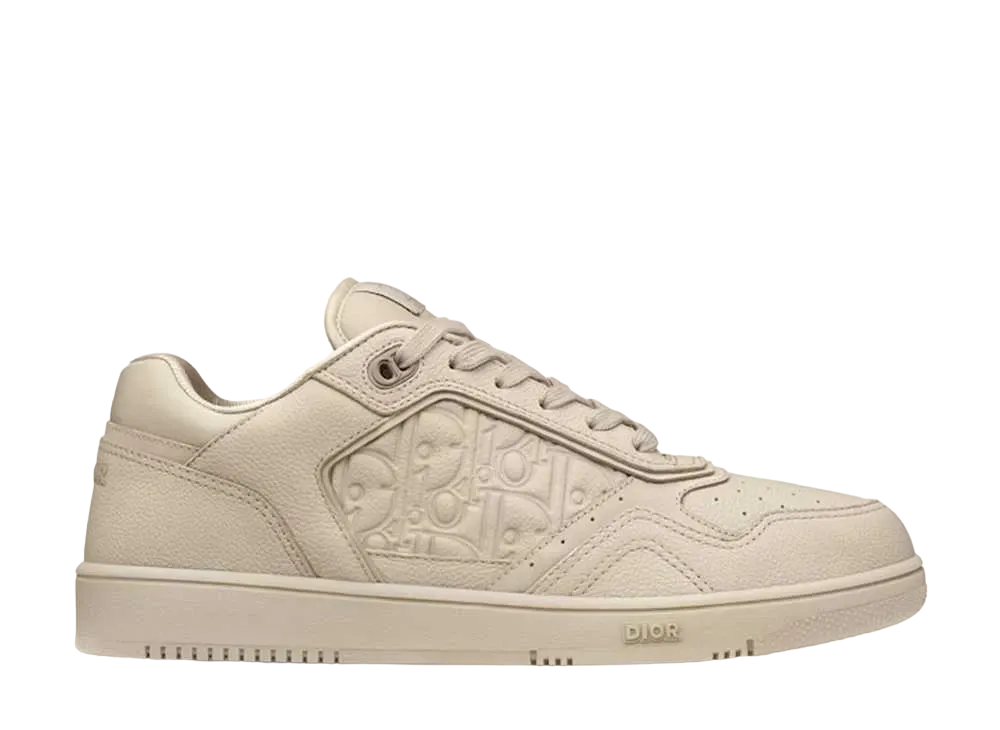 ディオール B27 ロートップスニーカー グレインドカーフスキン & ディオール グラビティ レザー "ベージュ"