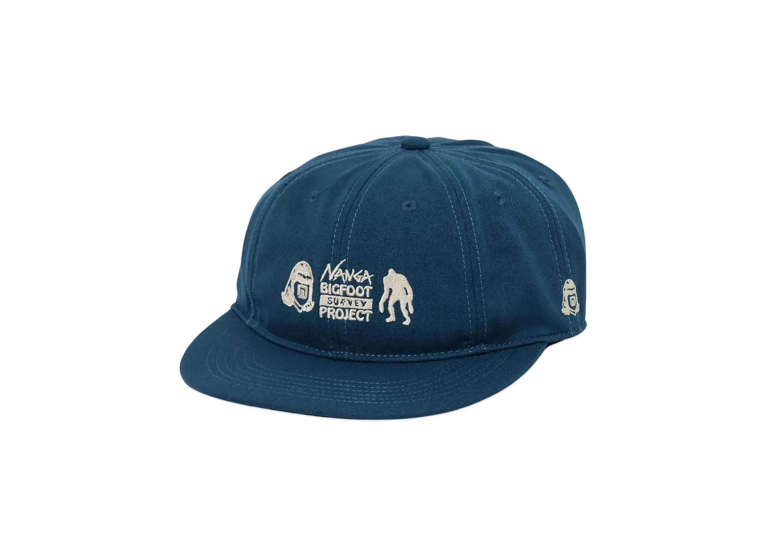 NANGA x TACOMA FUJI RECORDS Bigfoot Survey Project Logo Cap "Blue"