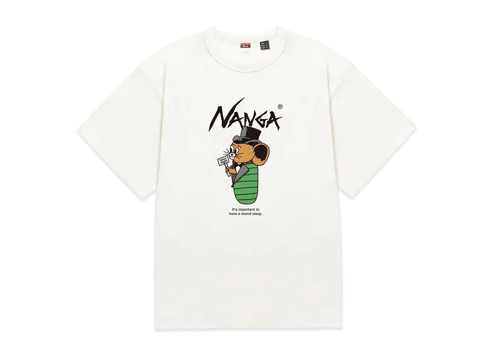 NANGA x JERRY UKAI Eco Hybrid Sleeping Jerry Marquez Tee "White"