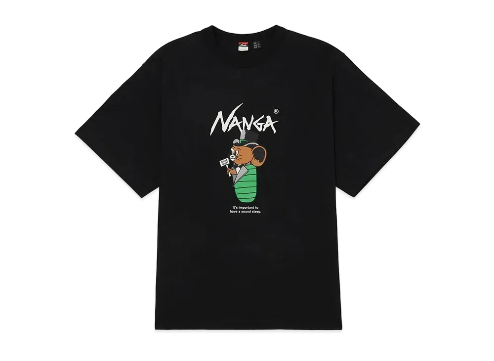 NANGA x JERRY UKAI Eco Hybrid Sleeping Jerry Marquez Tee "Black"