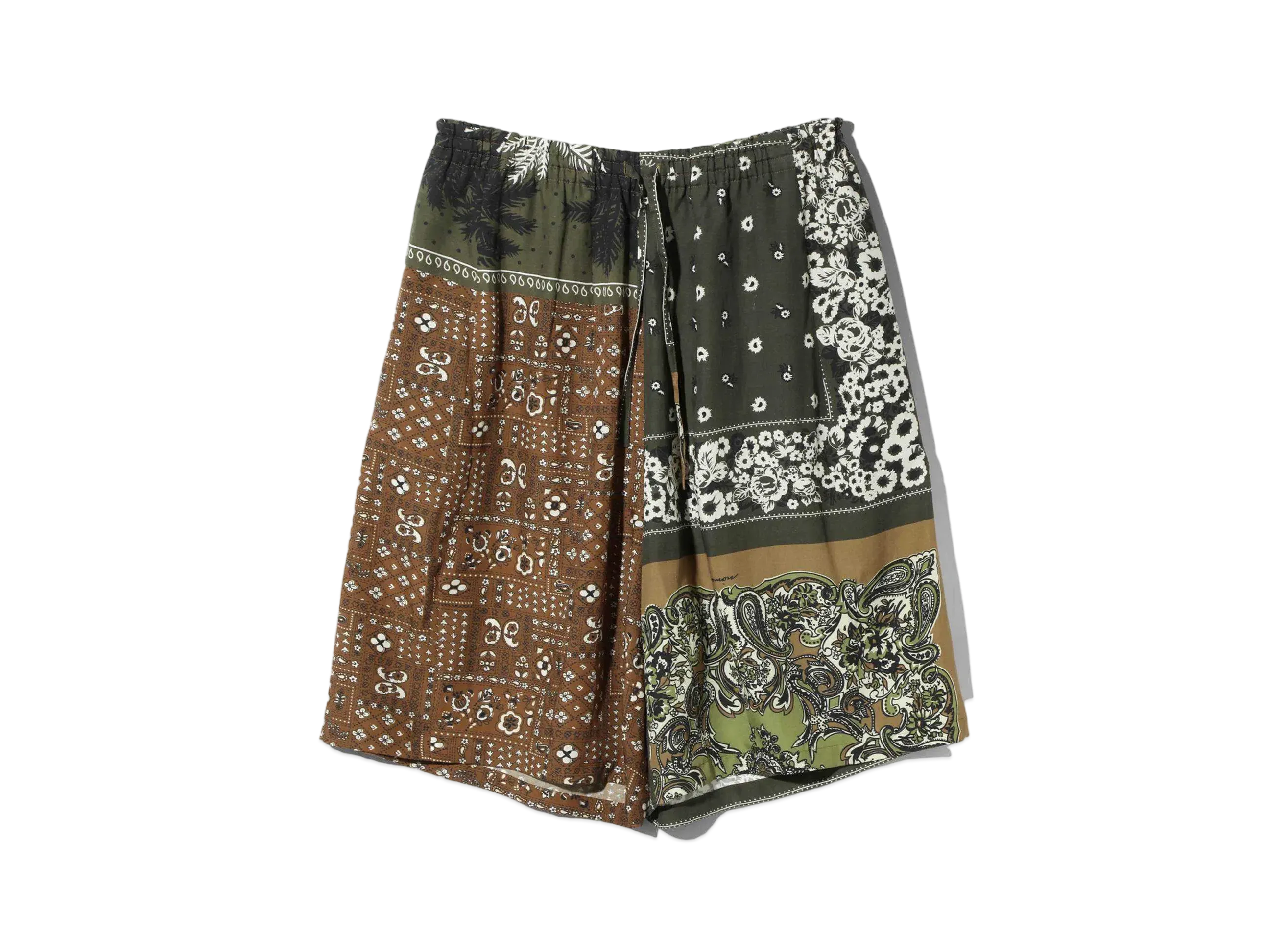 Needles x NOMA T.D. H.D.P. Short - Patchwork "Green"