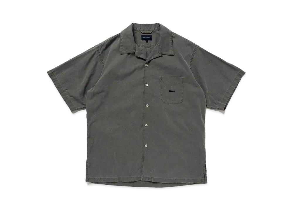 DESCENDANT S Wind Open Collar SS Shirt "Grey"