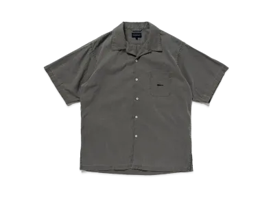 DESCENDANT S Wind Open Collar SS Shirt "Grey"