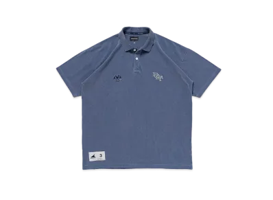 DESCENDANT Club Polo SS Pigment Dye "Blue"