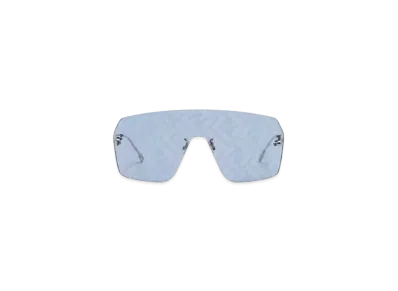 FENDI First Crystal Shield Sunglasses "Light Blue"