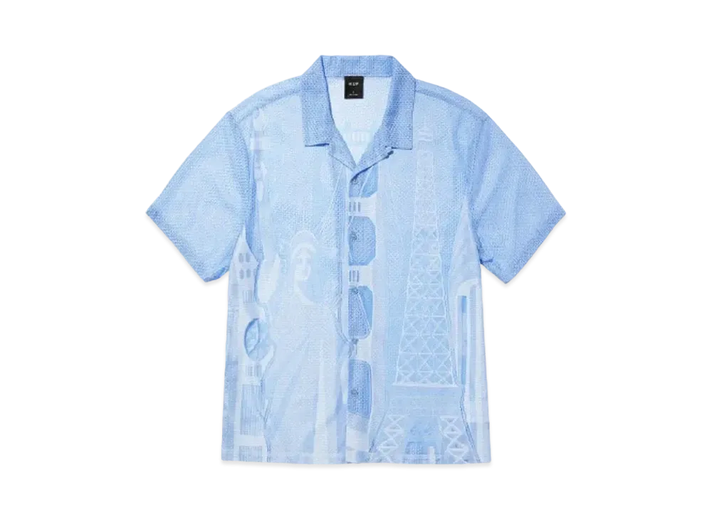 HUF Summer 24 World Tour Race Shirt "Cloud Blue"