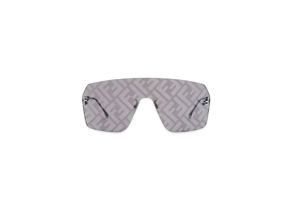 FENDI First Crystal Shield Sunglasses "Gray"
