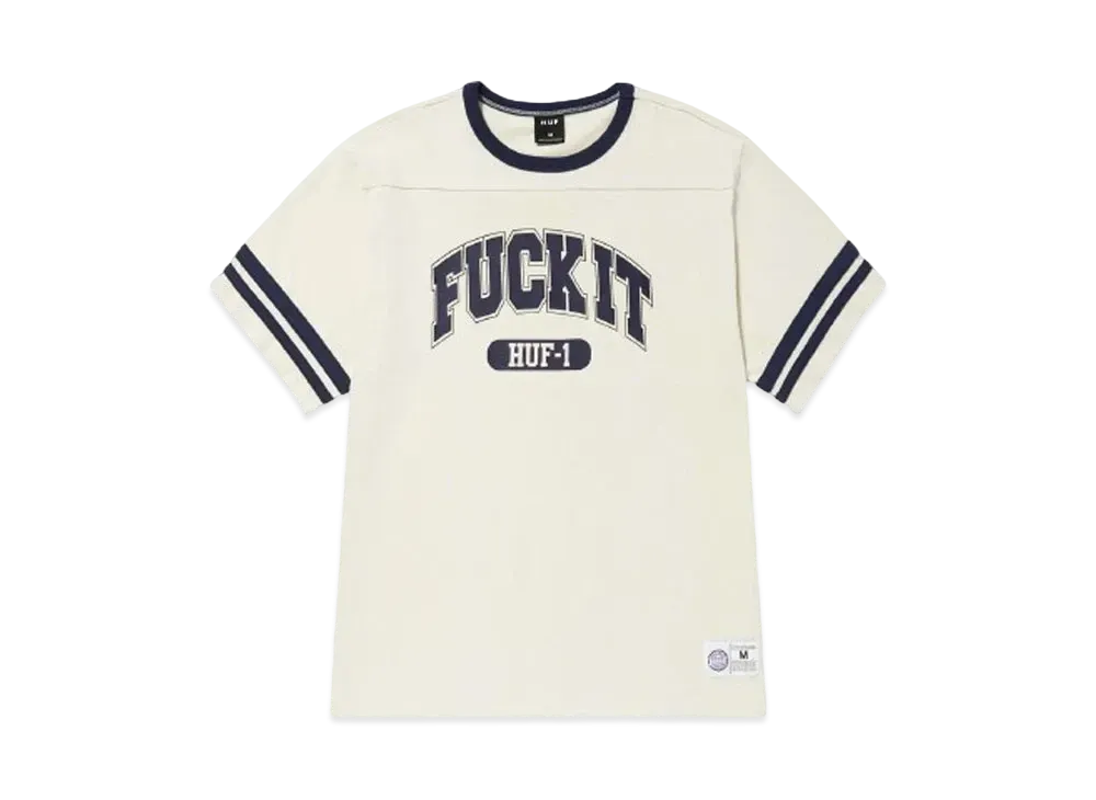 HUF Summer 24 Fuck It Football Shirt "Ivory"