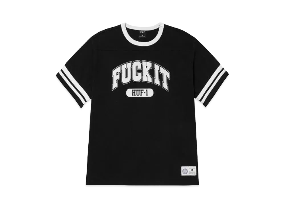 HUF Summer 24 Fuck It Football Shirt "Black"