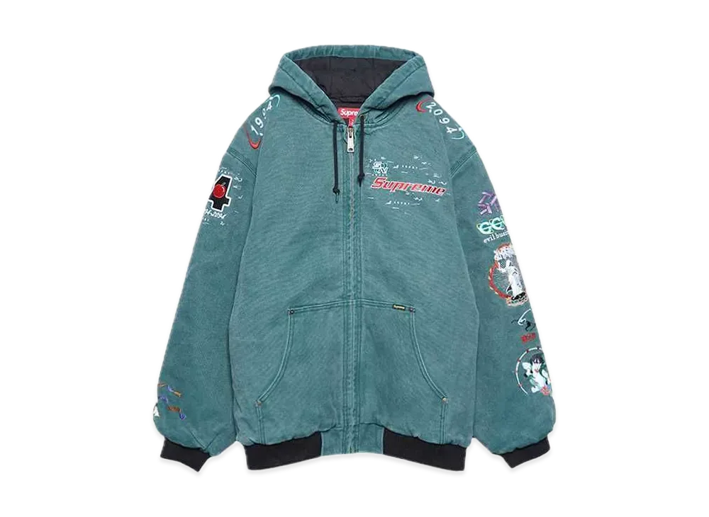 Supreme AOI Hooded Work Jacket "Teal"