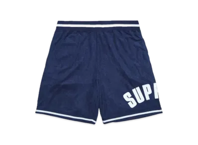 Supreme Ultrasuede Mesh Short "Navy"