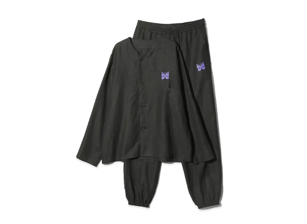 Needles Pajama Set - L/R Canvas "Black"
