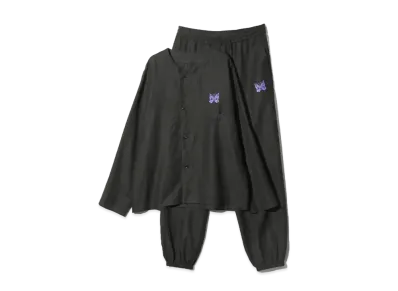 Needles Pajama Set - L/R Canvas "Black"