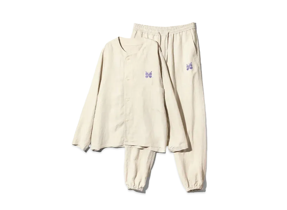 Needles Pajama Set - L/R Canvas "Ivory"