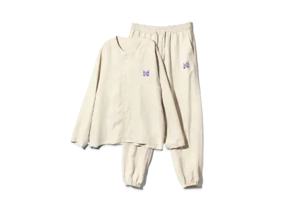 Needles Pajama Set - L/R Canvas "Ivory"