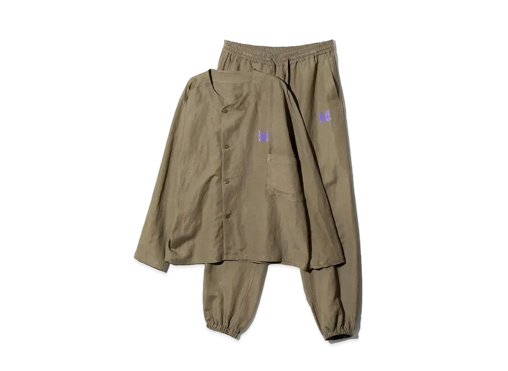 Needles Pajama Set - L/R Canvas "Khaki"