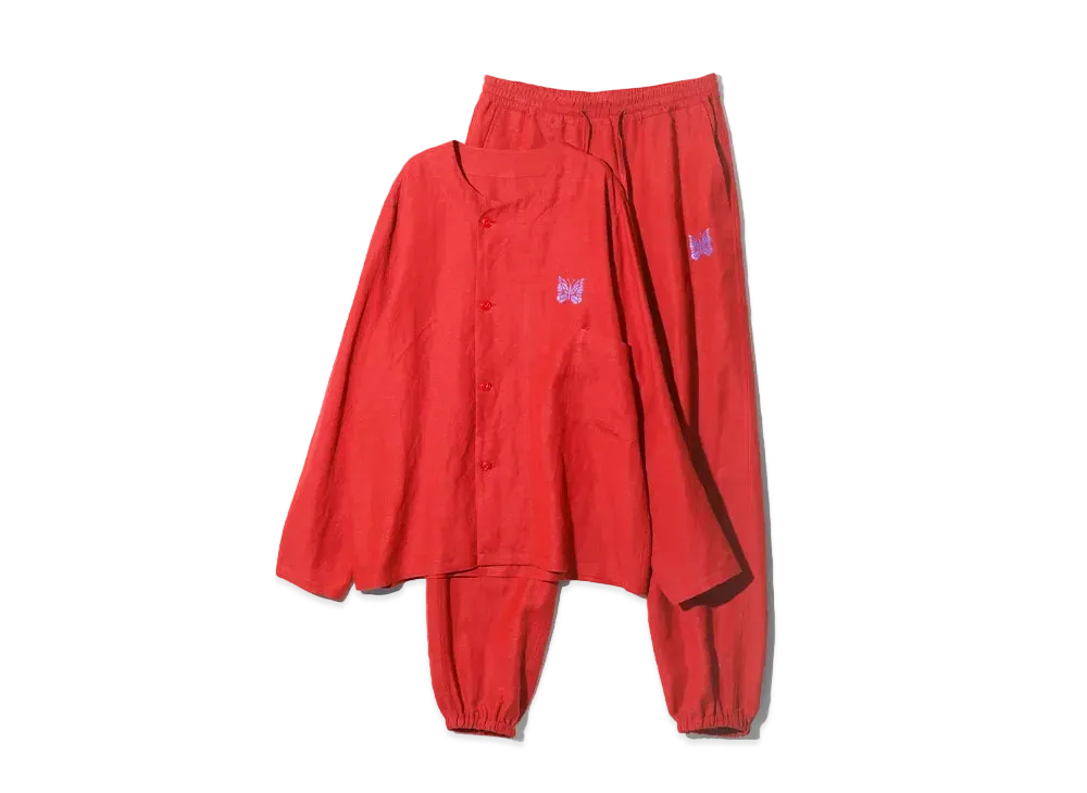 Needles Pajama Set - L/R Canvas "Red"