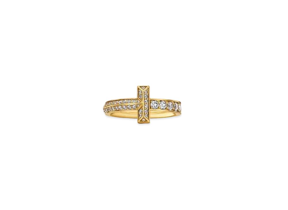 Tiffany & Co. T1 Narrow Ring "Yellow Gold/Diamond"