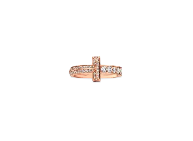 Tiffany & Co. T1 Narrow Ring "Rose Gold/Diamond"