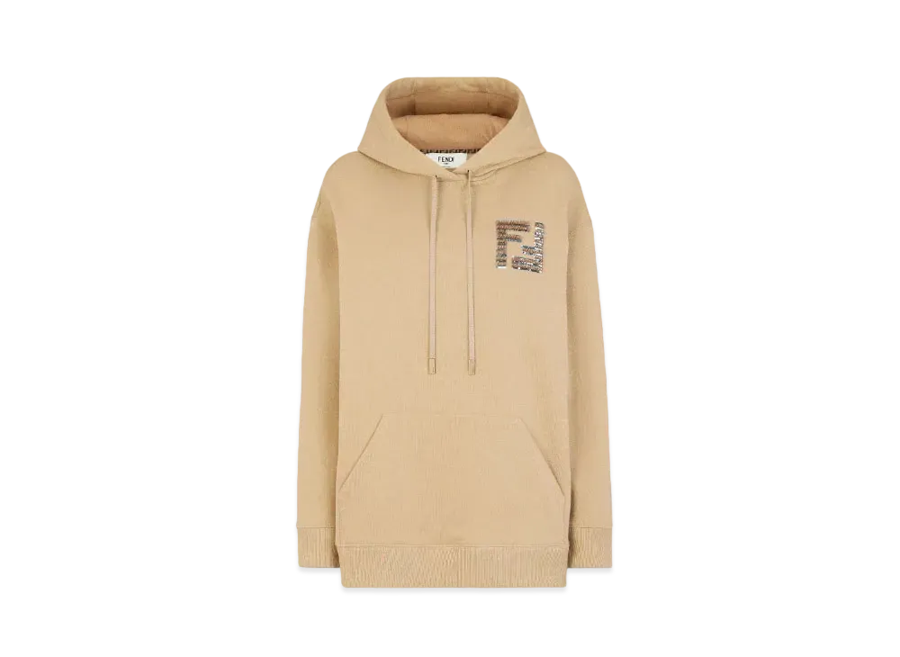 FENDI Sweatshirt Cotton "Beige"