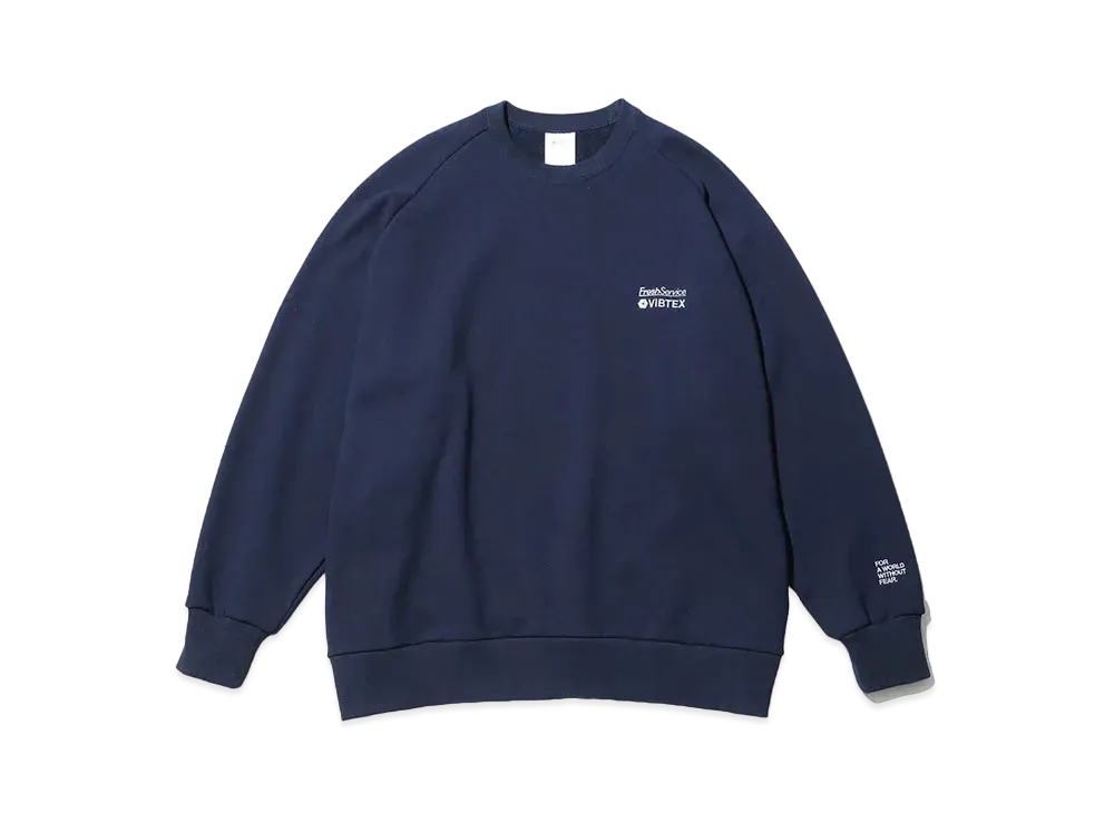 FreshService VIBTEX for Freshservice Sweat Crew Neck Pullover "Navy"