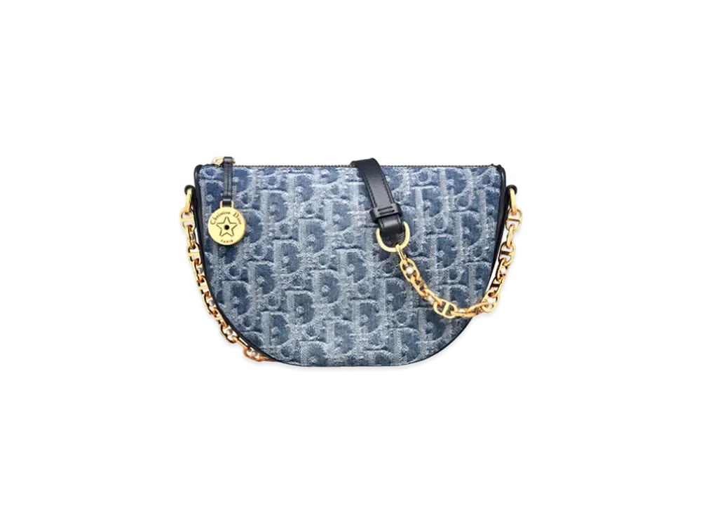 Dior Diorstar Callisto Bag Denim Dior Oblique Jacquard "Blue"