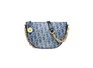 Dior Diorstar Callisto Bag Denim Dior Oblique Jacquard "Blue"