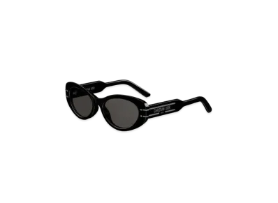 Dior DiorSignature B8U Oval Sunglasses "Black"