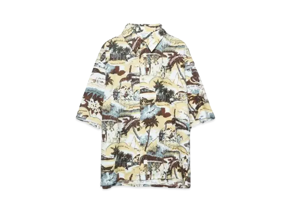ANDFAMILYS Hawaiian Shirts [S/S] "BROWN"
