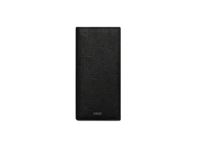 Dior Vertical Bifold Wallet Dior Gravity Leather "Black"