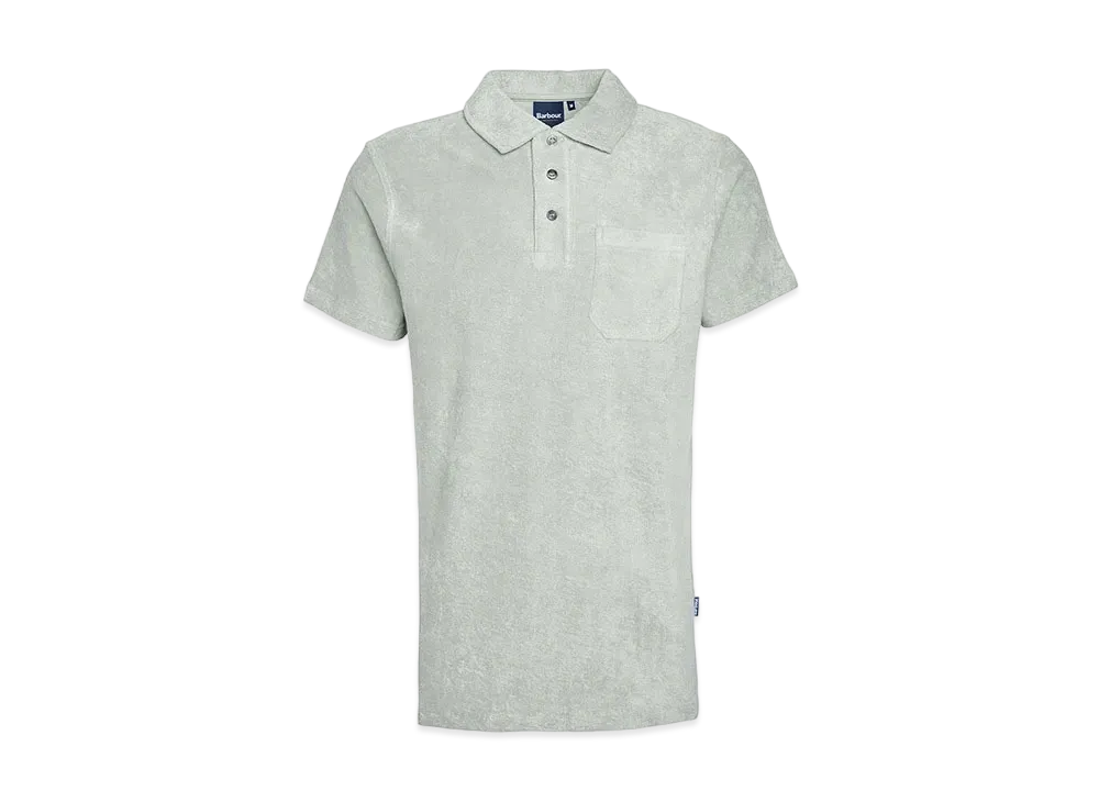 Barbour Cowes Pile Polo Shirt (Regular Fit) "Gray"