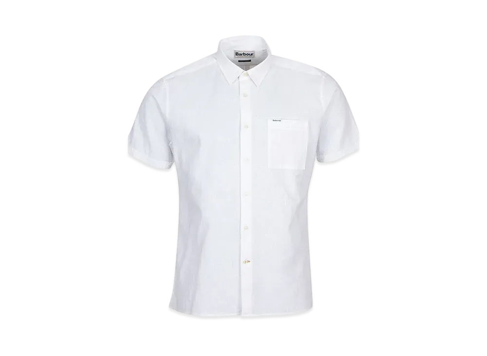 Barbour Nelson Short Sleeve Shirt (Regular Fit) "White"