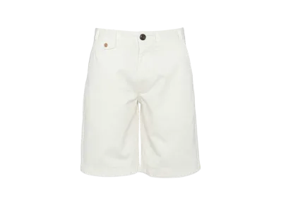Barbour Nesut Cotton Twill Shorts (Regular Fit) "White"