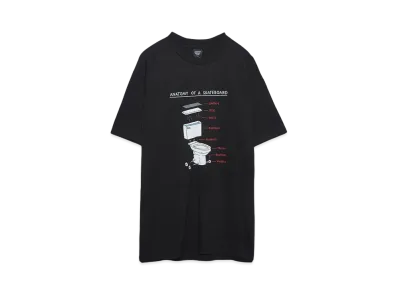 BROTHER MERLE Men's Knit S/S Crew T-Shirt - Anatomy "Black"