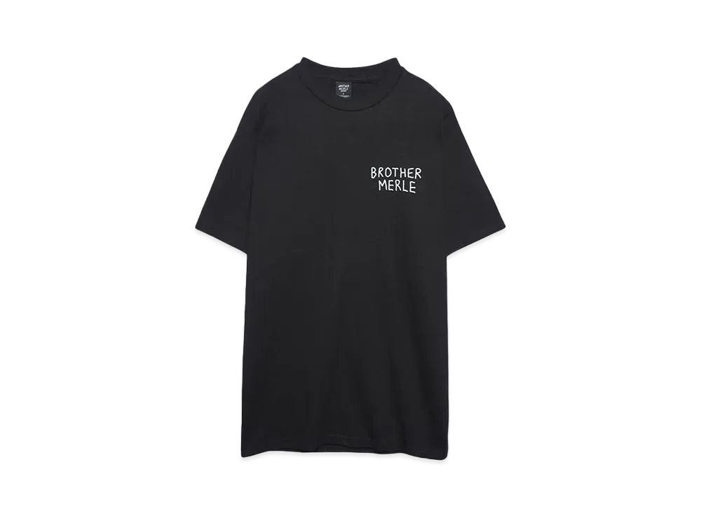 BROTHER MERLE Men's Knit S/S Crew T-Shirt - Benicaca "Black"