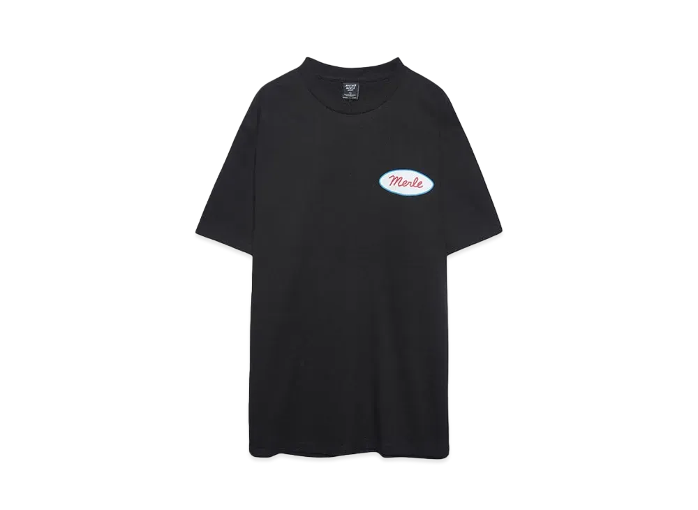 BROTHER MERLE Men's Knit S/S Crew T-Shirt - Freedom "Black"